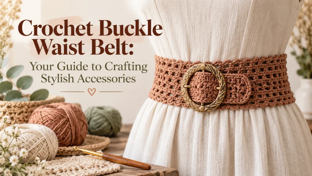 Crochet Buckle Waist Belt: Free Pattern & Styling Guide